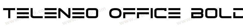 TeleNeo Office Bold字体转换